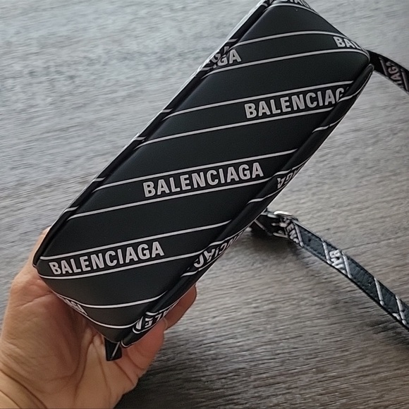 Authentic Balenciaga All Over Leather Camera Bag - Picture 3 of 5